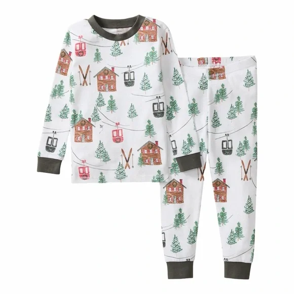 Burt’s Bees Kids’ and Honest Baby Organic Holiday Pajama Bundle—6Y - Picture 4 of 8